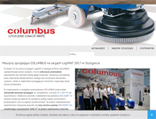 Tablet Screenshot of columbus-clean.com.pl